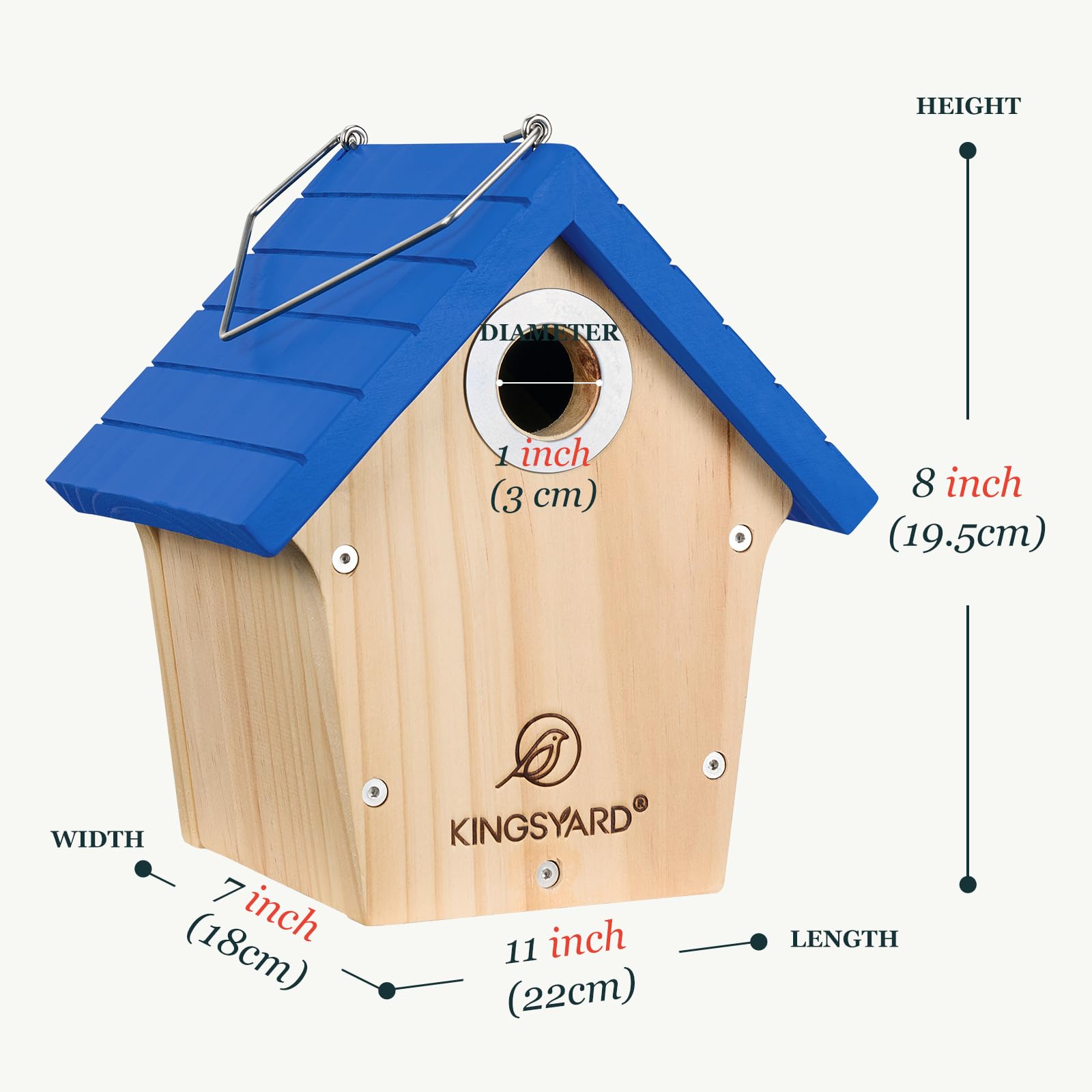 Kingsyard ventilación en esquinas de la base mejora circulación y reduce humedad interior