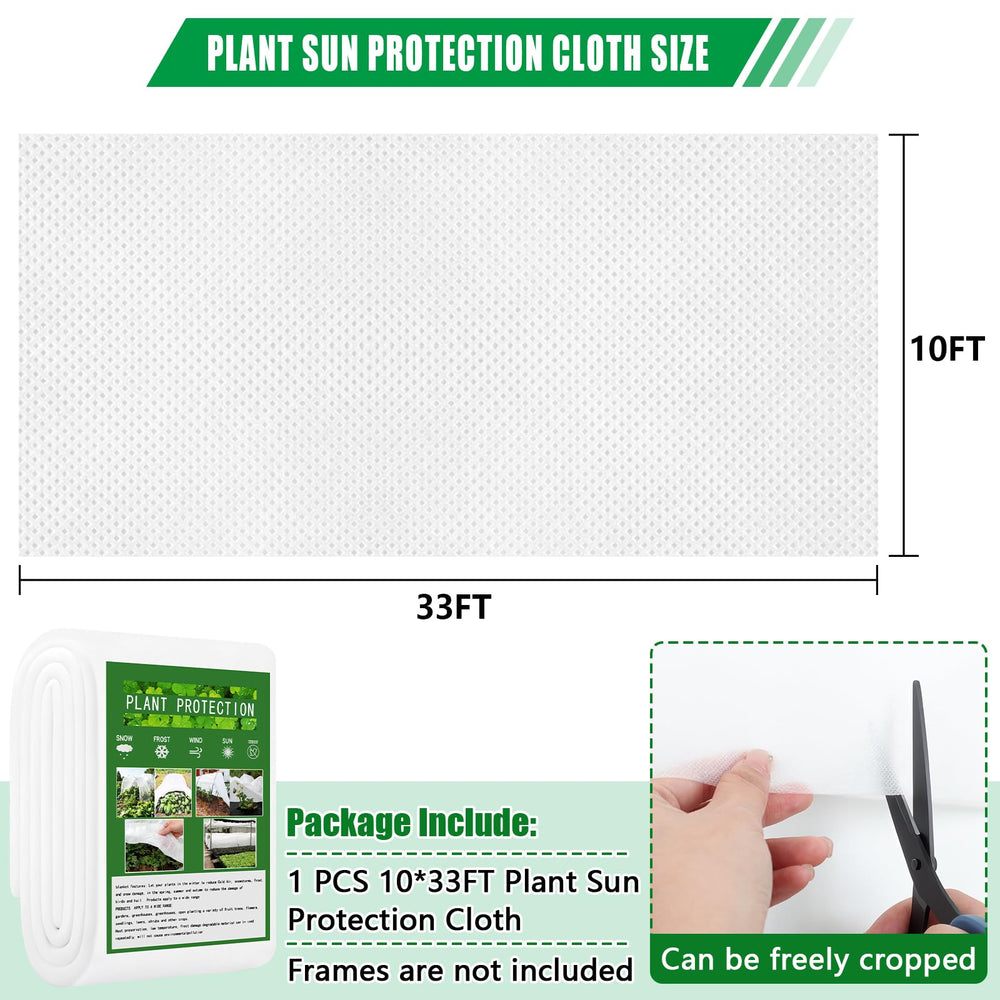 KJX malla cubriendo macetas en balcón, protege plantas sensibles