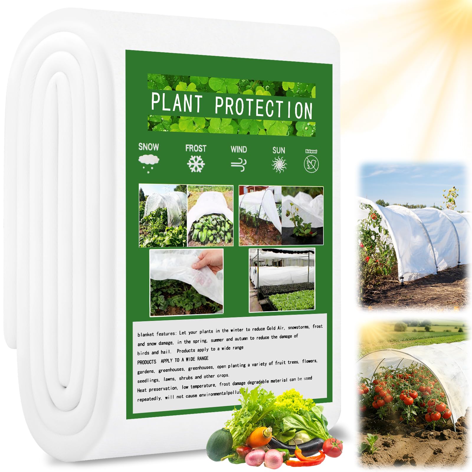 KJX vista frontal del rollo de malla sombra, protección solar práctica