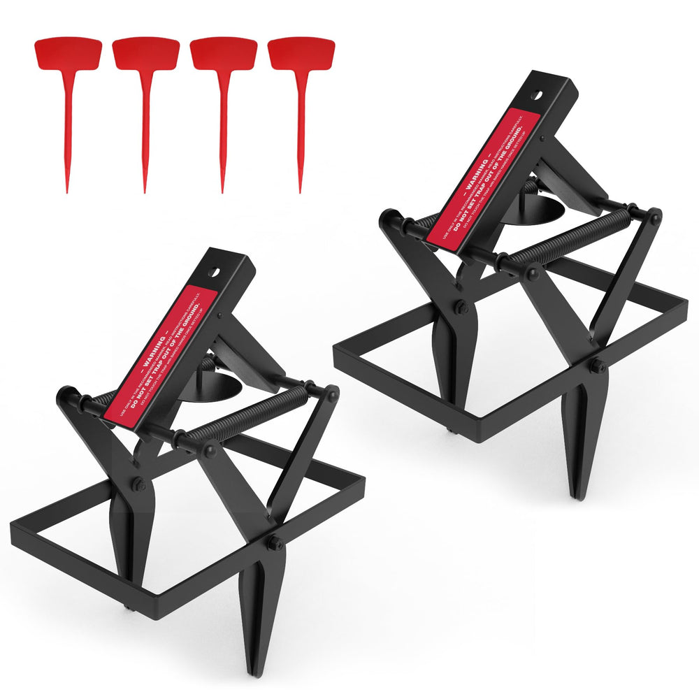 KNINE OUTDOORS trampa frontal de acero galvanizado para control eficaz
