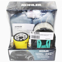 Kohler kit frontal con empaque y piezas OEM mostrando compatibilidad y ahorro de tiempo
