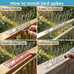 KOKMEYA instalación en tejado demostrando protección contra aves