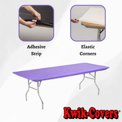 Kwik-Covers tira autoadhesiva de 4" para mayor sujeción en los laterales