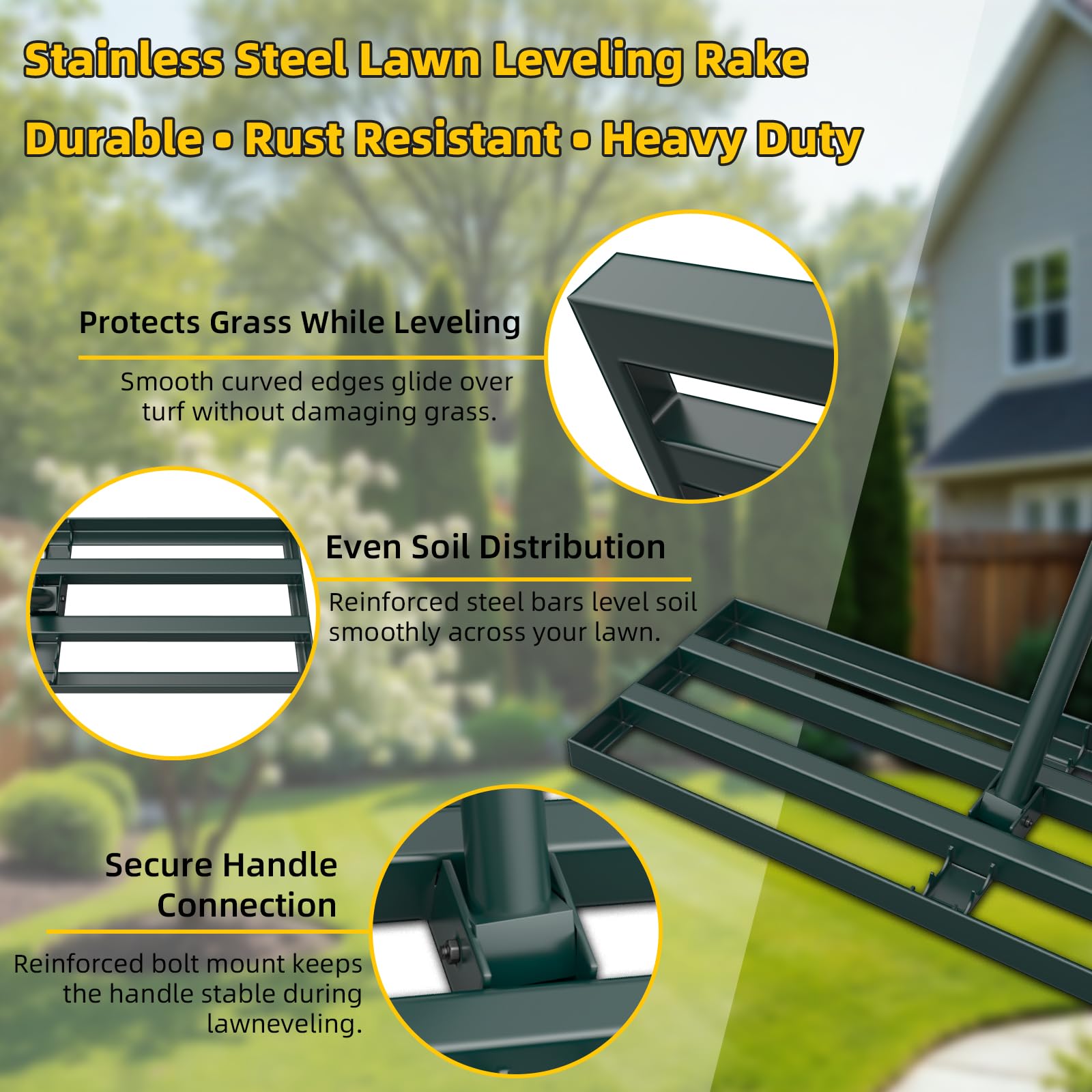 KXGBARN mango ajustable extendido para uso ergonómico y menos fatiga