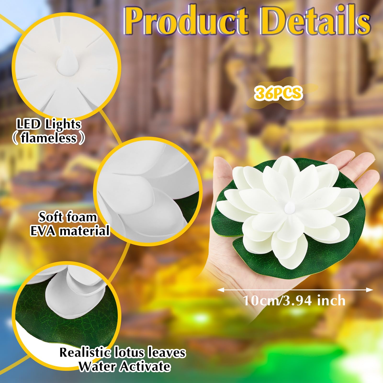 Liliful primer plano de la textura EVA de la flor para tacto suave y durabilidad