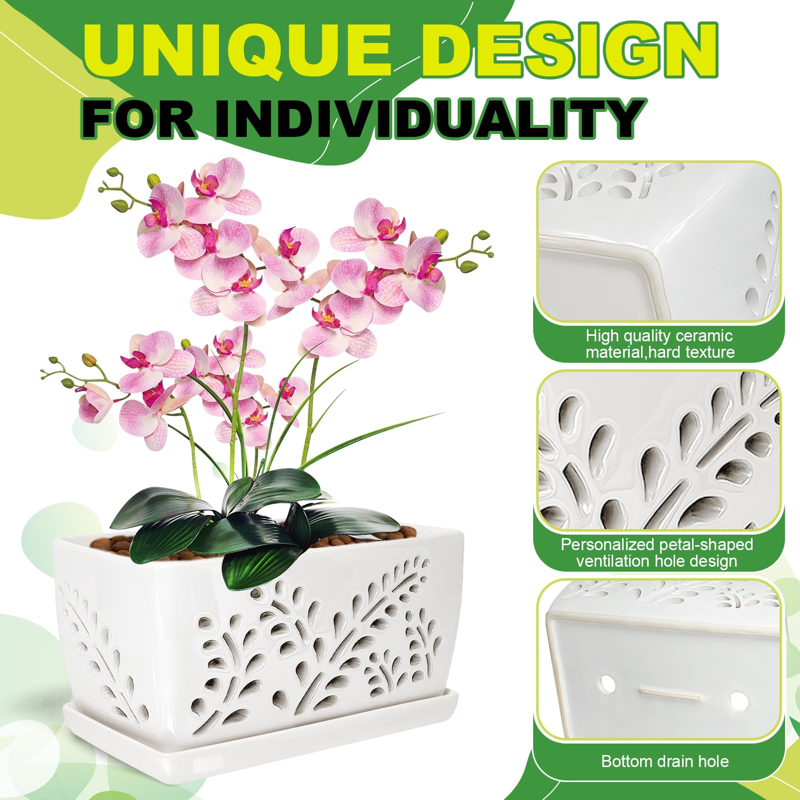 LKSSZS maceta integrada en salón para mejorar decoración y plantas