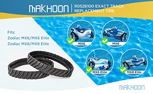 MAKHOON pista instalada en robot Zodiac demostrando mejor tracción