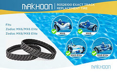 MAKHOON pista instalada en robot Zodiac demostrando mejor tracción