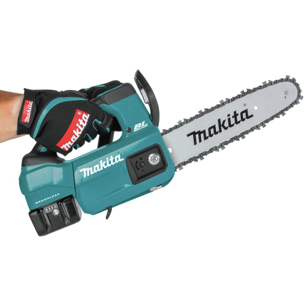Makita XCU06SM1 barra y cadena visibles para cortes rápidos y limpias