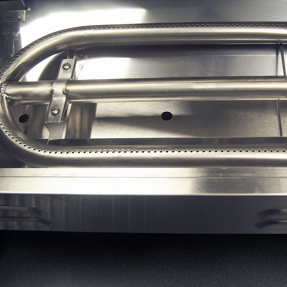 Masterbuilt detalle de la rejilla cromada de calentamiento para mantener platos listos