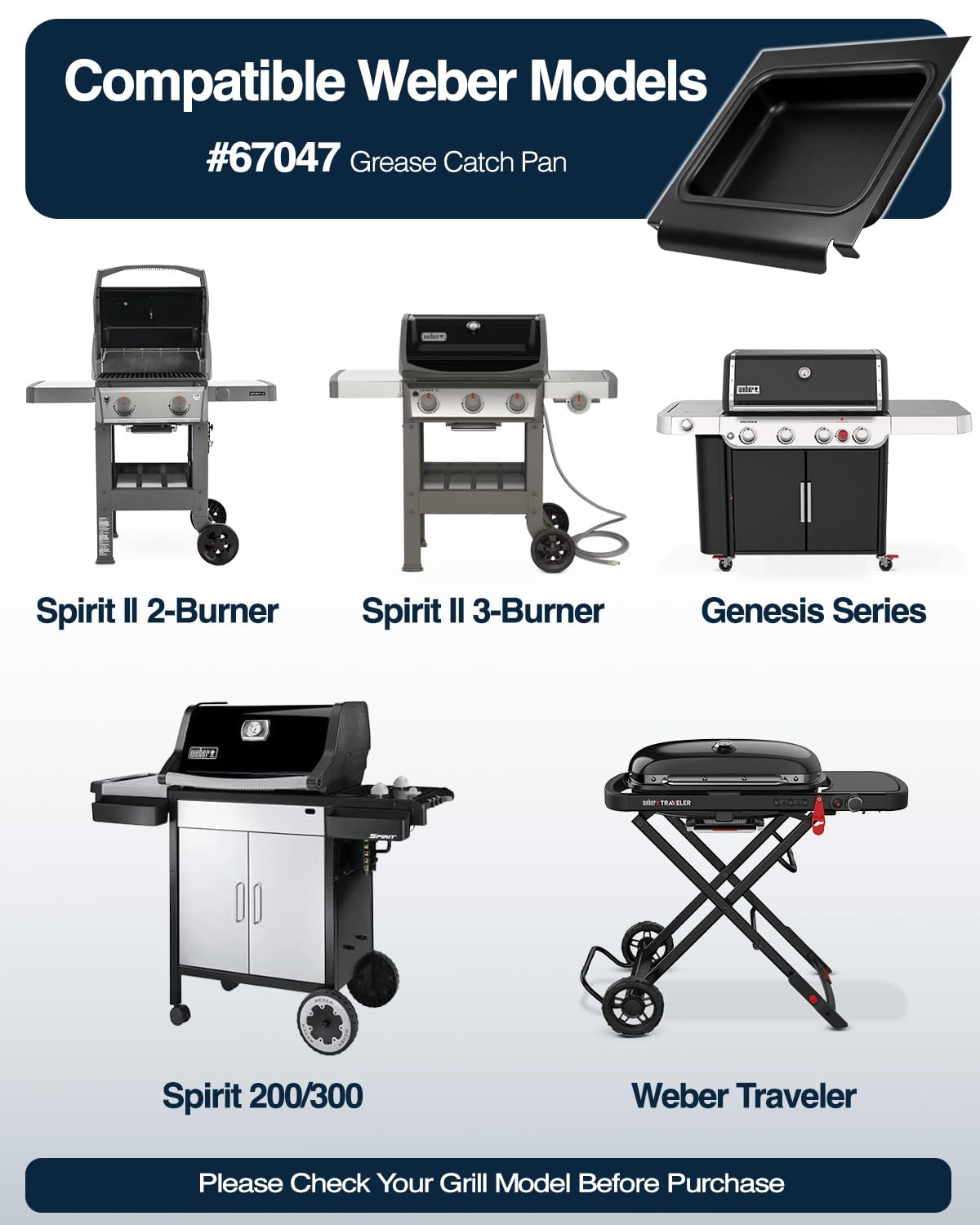 Matchwaves vista lateral mostrando cómo cuelga en el soporte Weber con seguridad