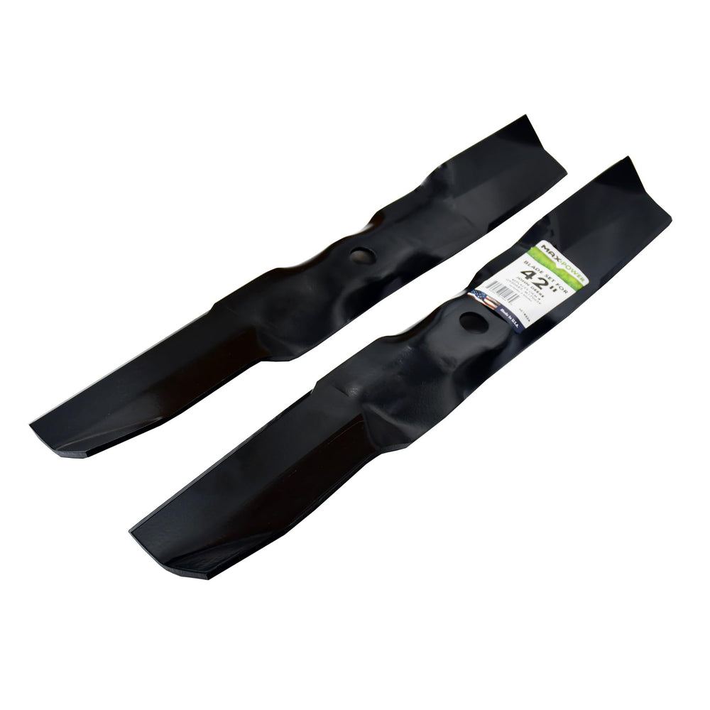 Maxpower cuchillas montadas en eje mostrando compatibilidad directa