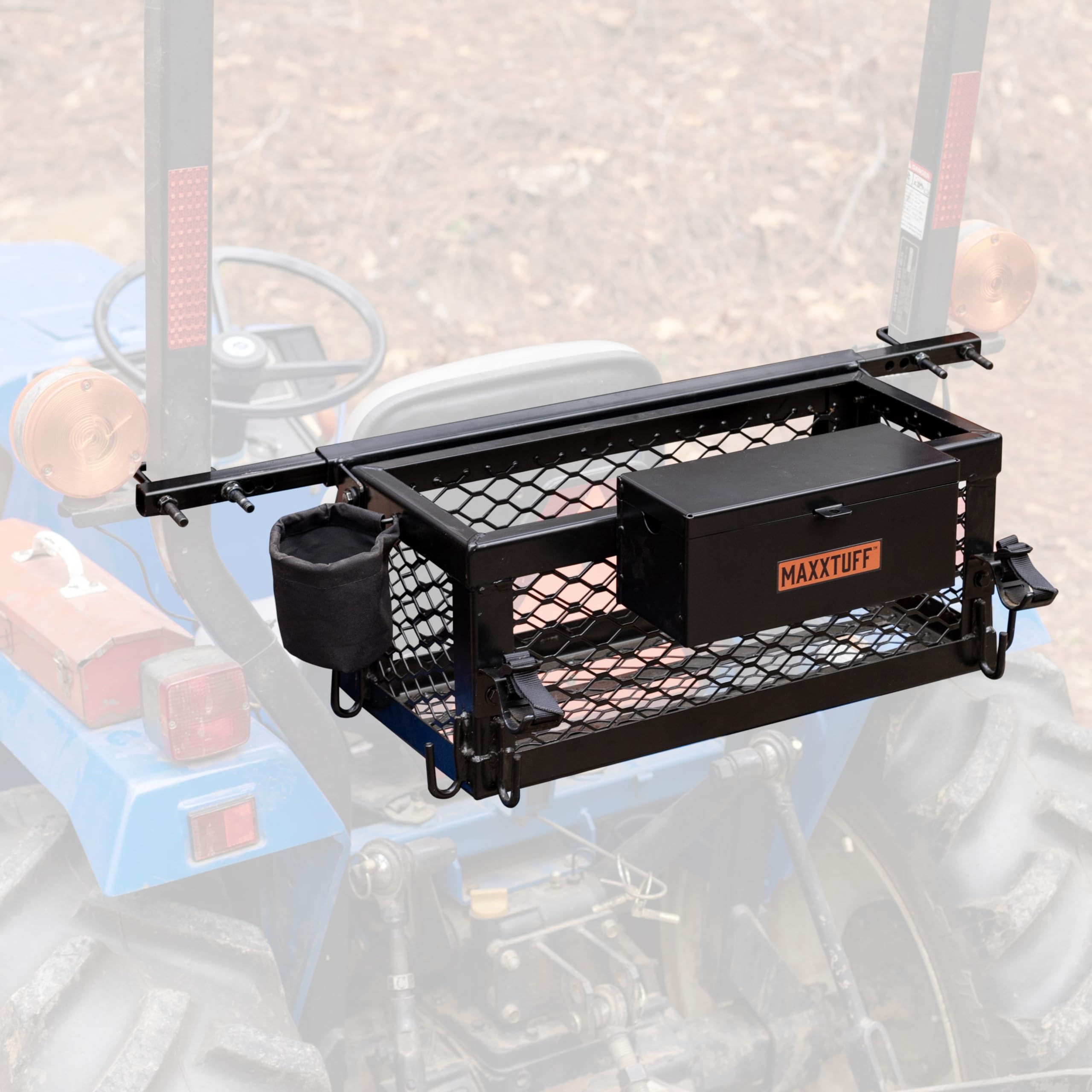 MAXXTUFF vista frontal de la cesta mostrando acceso rápido y espacio