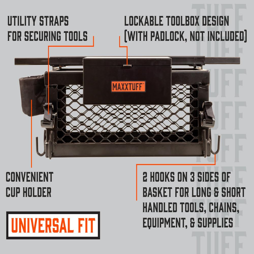 MAXXTUFF portavasos integrado manteniendo bebida o spray al alcance
