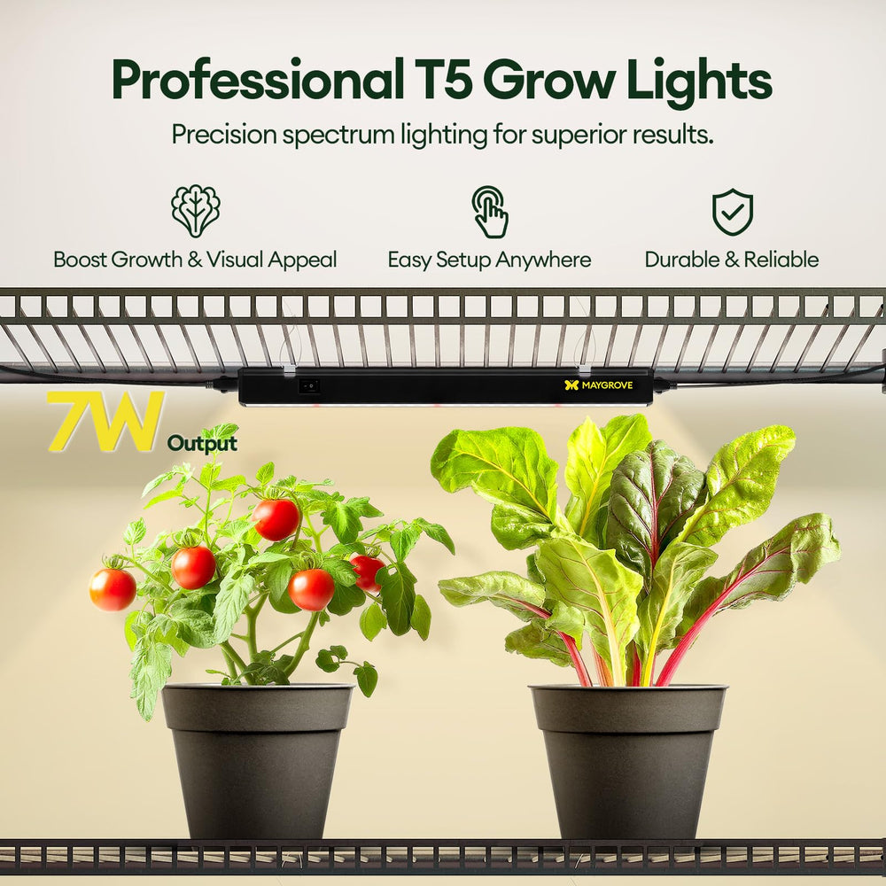 Maygrove detalle de LEDs blanco 5000K y rojo 660nm para crecimiento