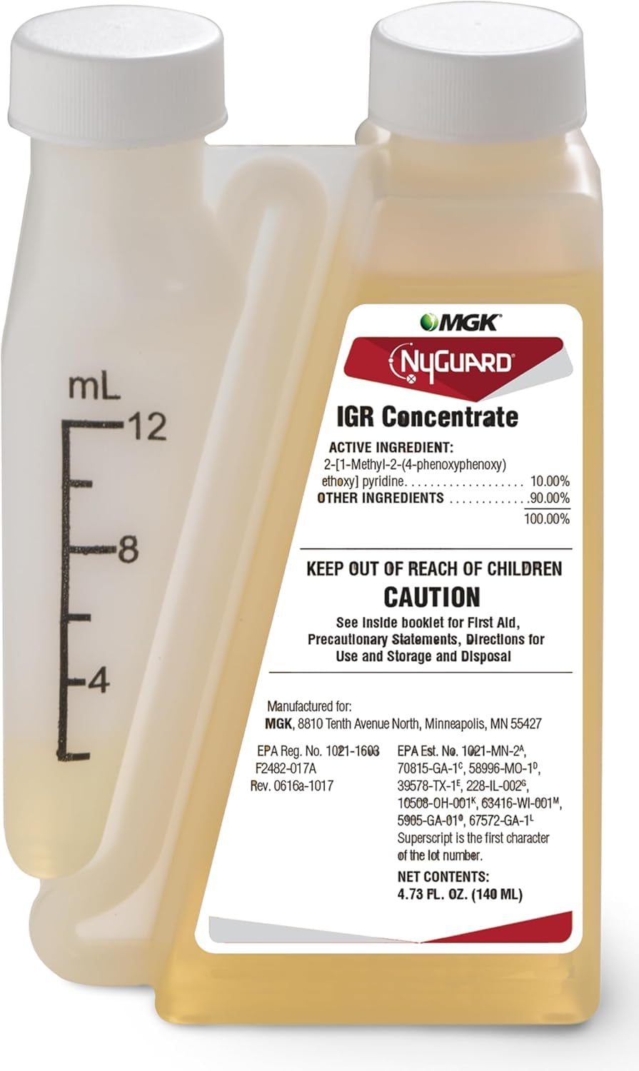 MGK NyGuard concentrado 140 ml vista frontal con etiqueta clara y uso profesional