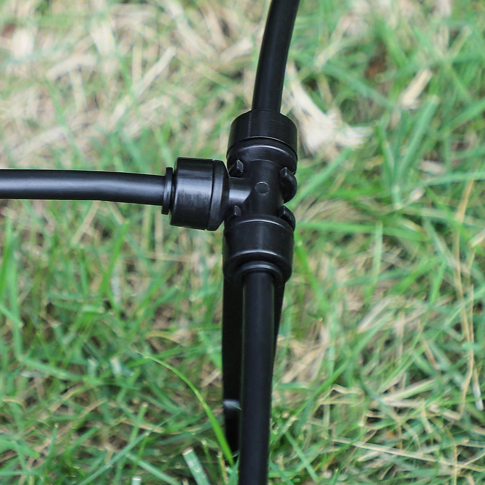 MIXC primer plano del mecanismo push-to-fit mostrando ajuste seguro