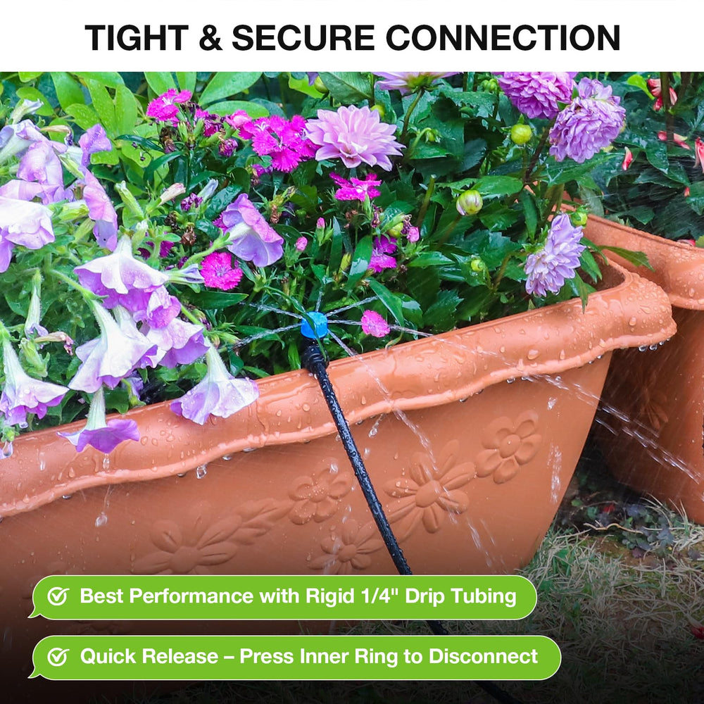 MIXC comparación de tamaño junto a tubería 1/4" para comprobar compatibilidad