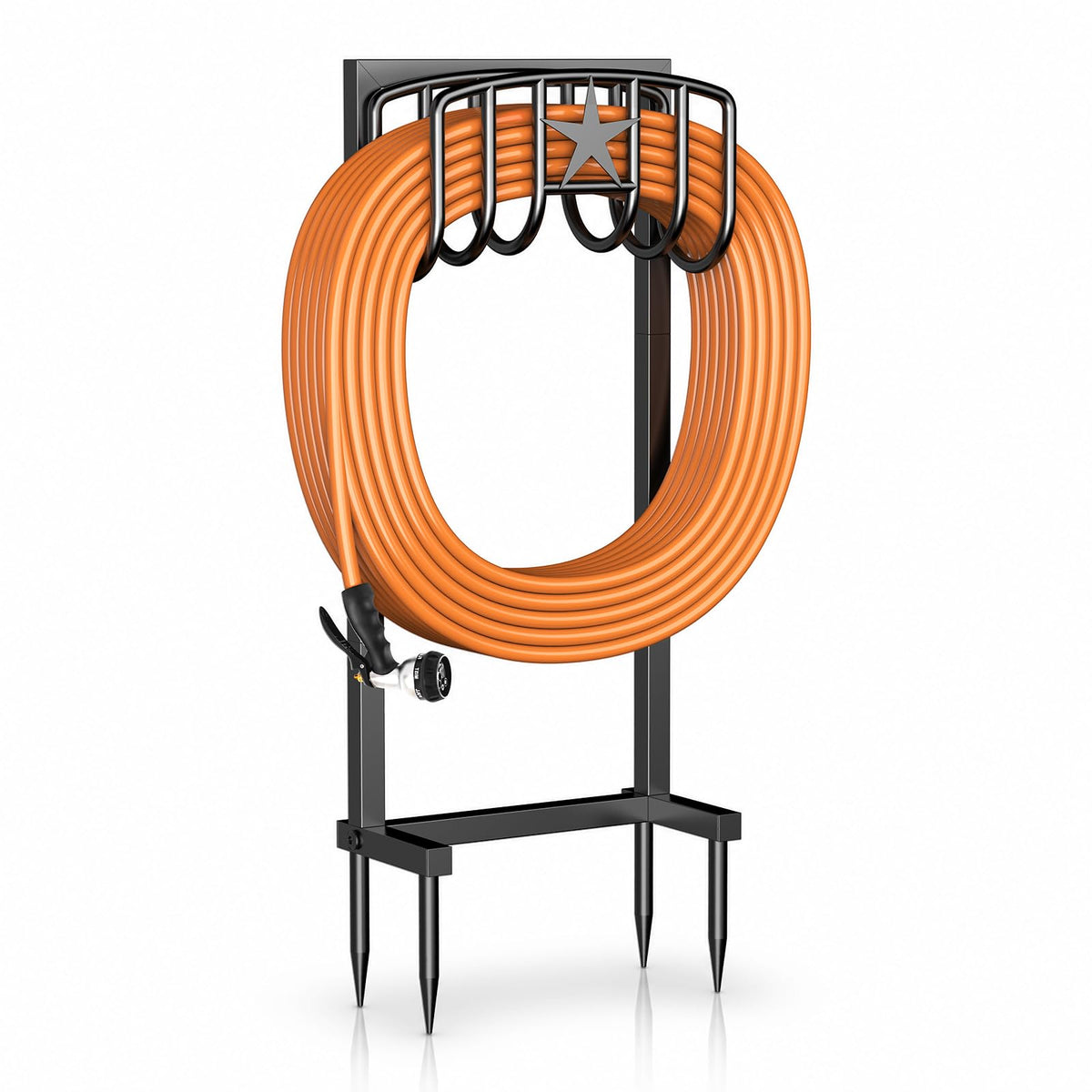Mogaath soporte manguera vista frontal organizador resistente