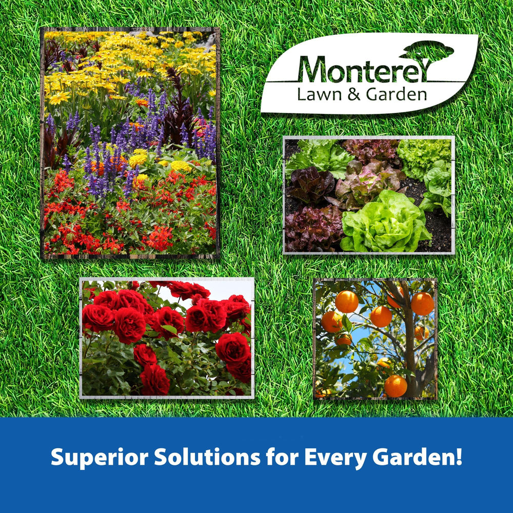 Monterey Liqui-Cop en jardín con plantas sanas tras aplicación preventiva