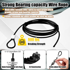 MorningRo cables de acero extendidos para conexiones resistentes