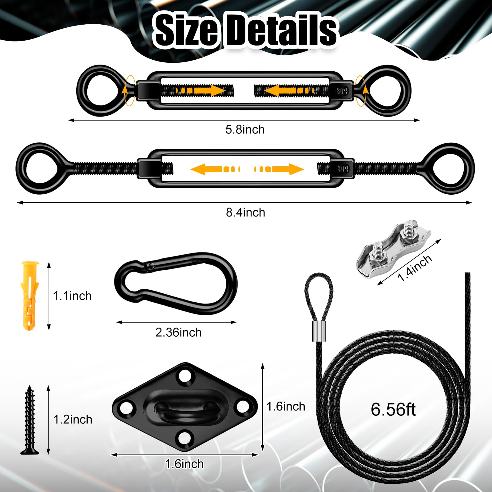 MorningRo tensor M6 ajustable en detalle para controlar la tensión