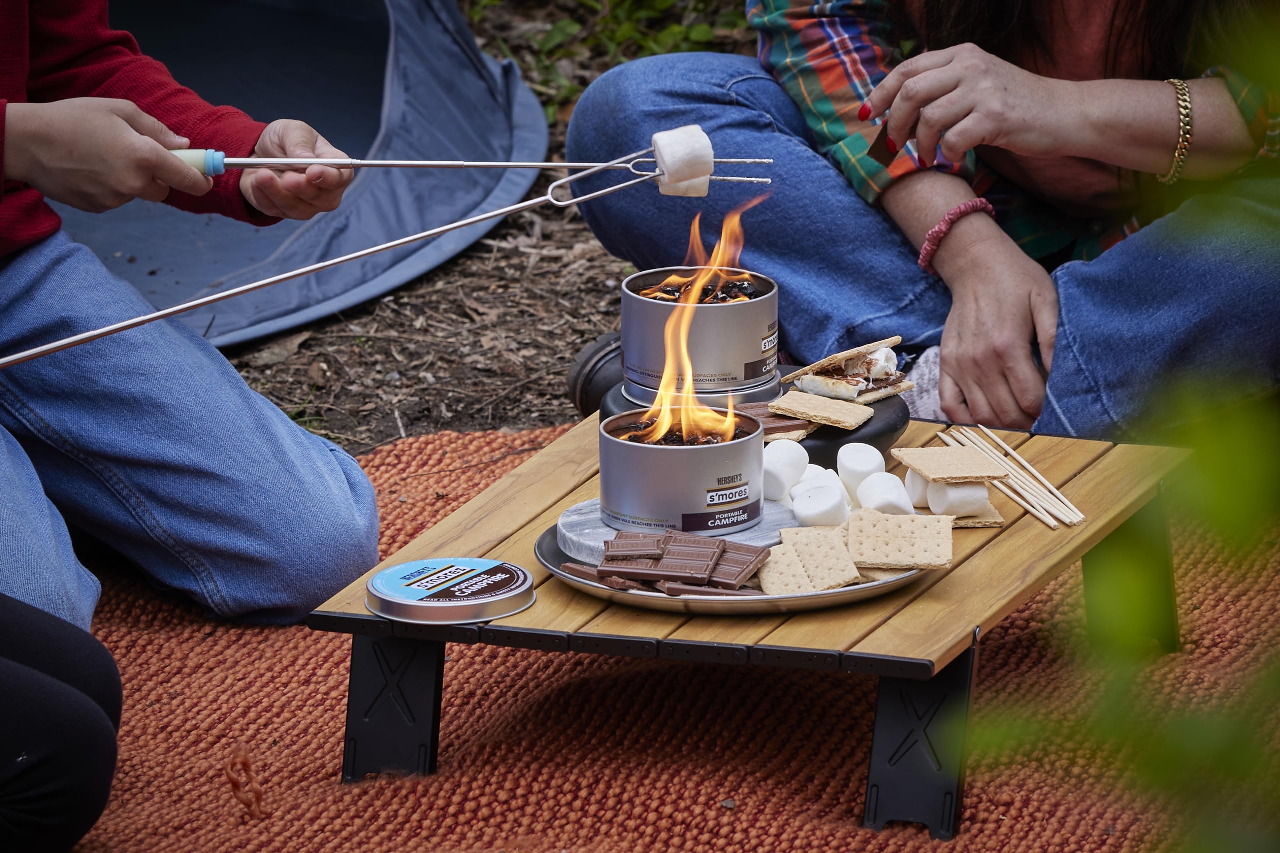 Mr. Bar-B-Q comparación de tamaño para transportar fácilmente