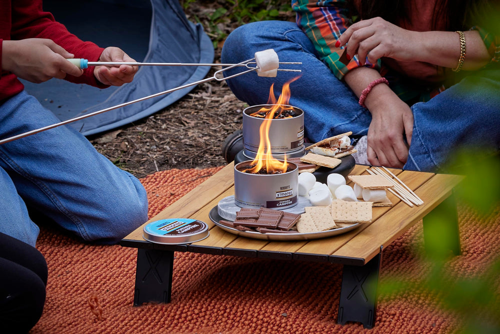 Mr. Bar-B-Q comparación de tamaño para transportar fácilmente