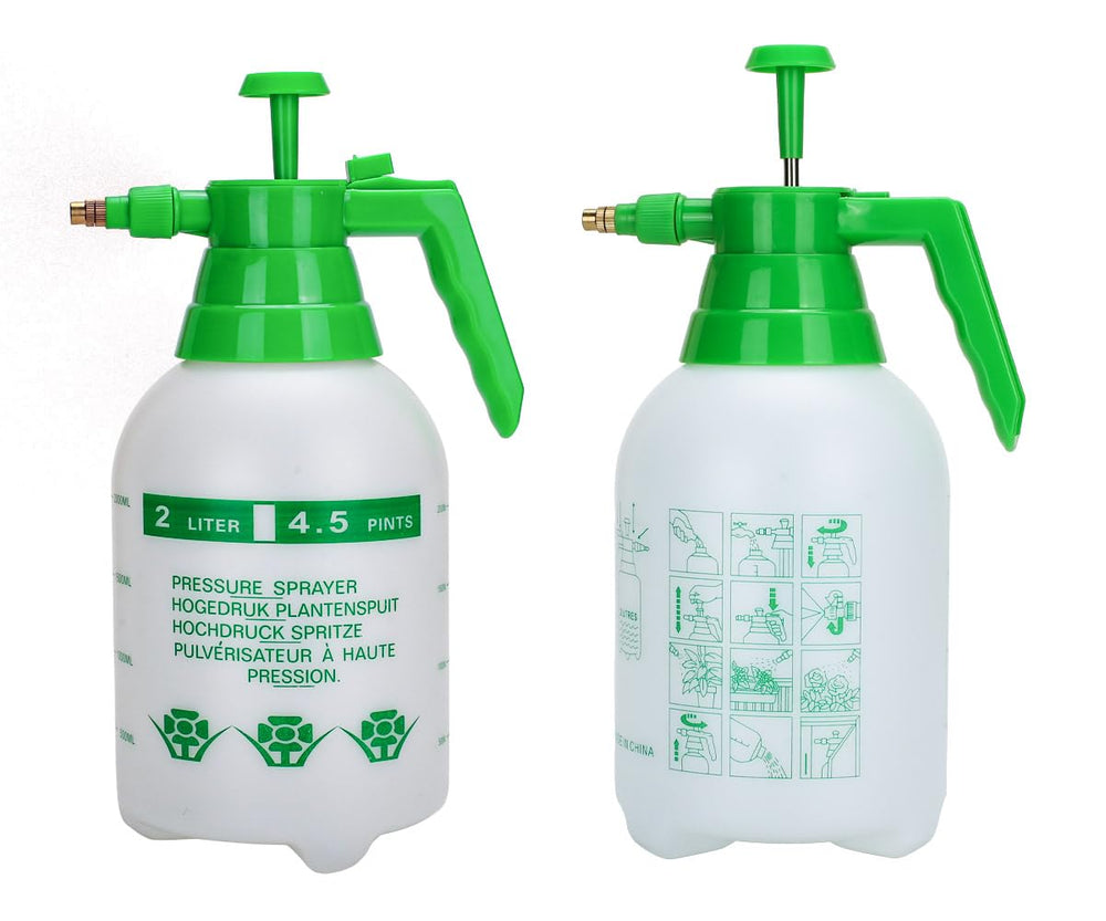 MRPAPA pulverizador frontal pack de dos mostrando diseño compacto y almacenamiento fácil