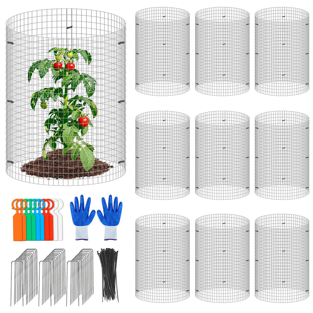 MUDEREK frontal del empaque mostrando paneles y accesorios, protege plantas fácilmente