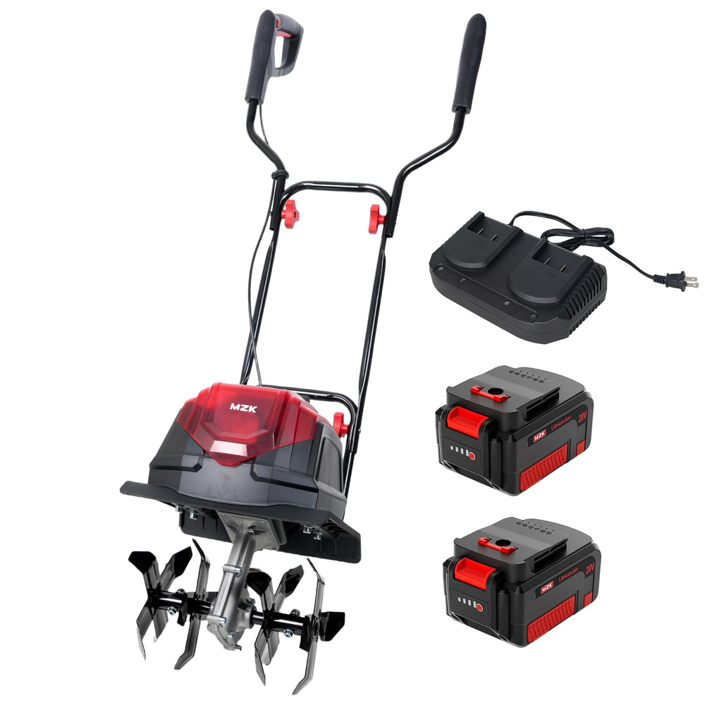MZK cultivador frontal mostrando su diseño compacto y maniobrabilidad