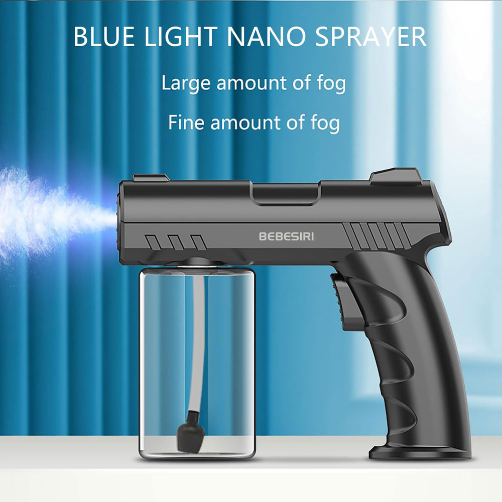 Generic Nano Sprayer niebla visible demostrando textura ultrafina para cobertura