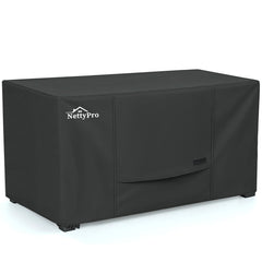 NettyPro vista frontal de la funda ajustada protegiendo un fogón rectangular, protección completa