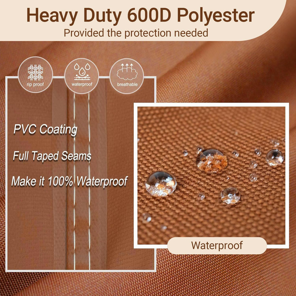NettyPro textura 600D PVC robusta que resiste lluvia y abrasión