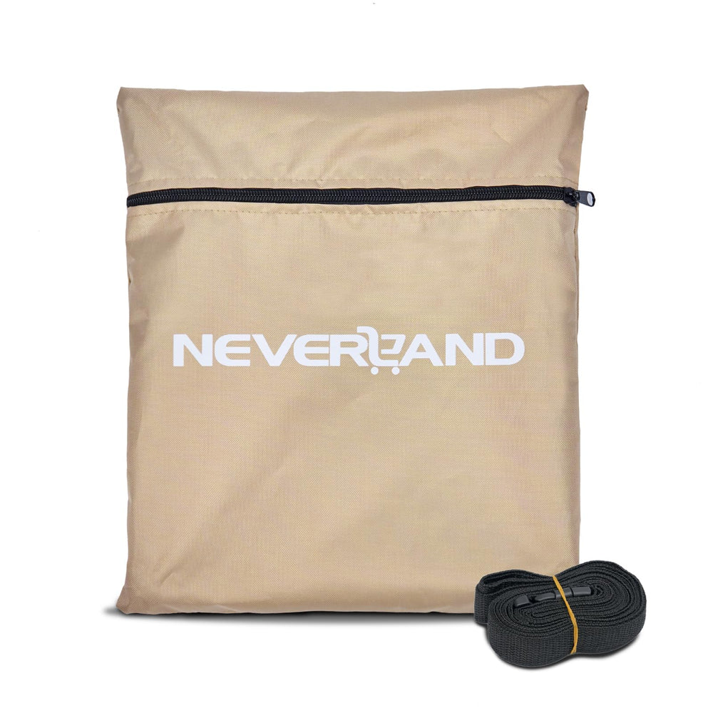 NEVERLAND funda plegada dentro de su bolsa para almacenamiento ordenado