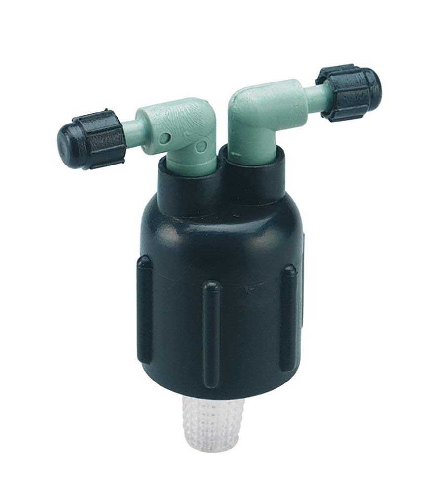 Orbit DripMaster barbilla rotatoria 360° detalle que facilita orientación de tubería