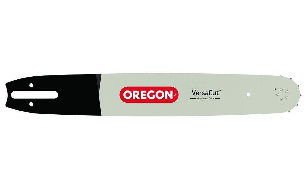 Oregon barra guía frontal 24" mostrando ligereza y precisión