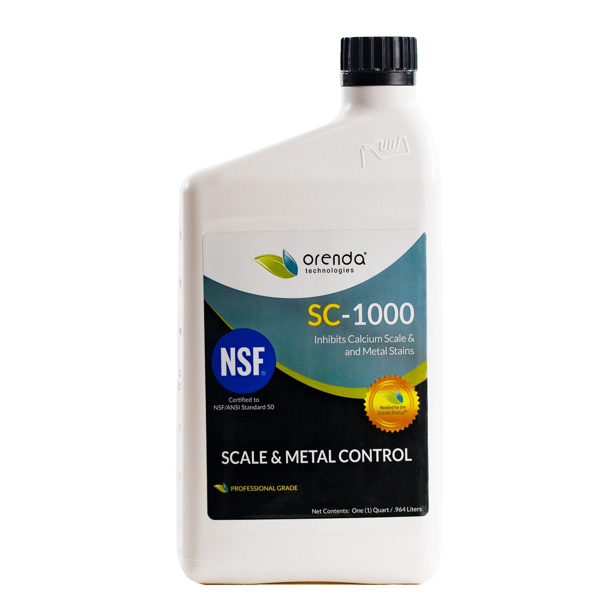 Orenda SC-1000-QT frente del envase mostrando etiqueta y tamaño práctico