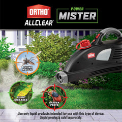 Ortho AllClear en uso en patio dispersando spray con alcance largo