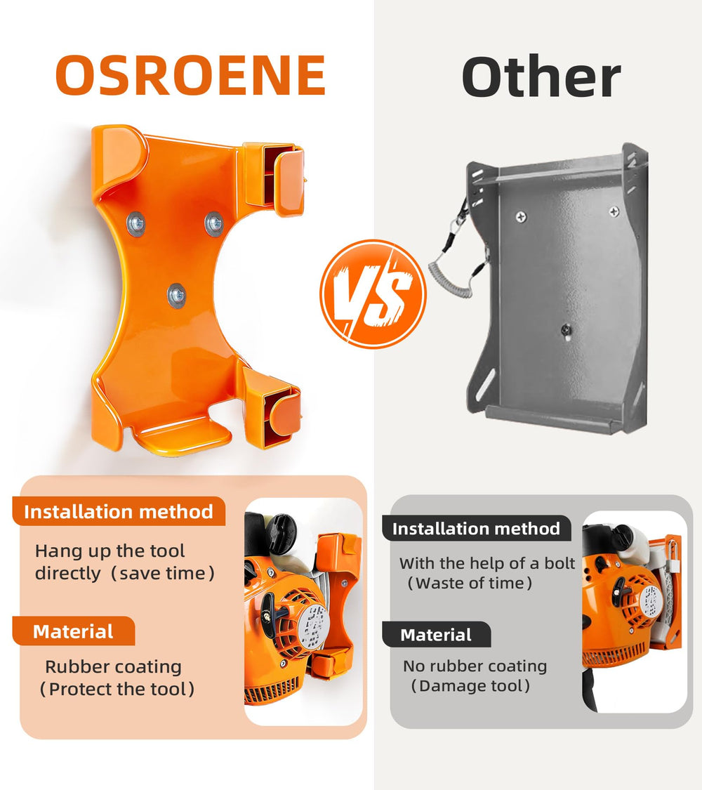 OSROENE comparación de tamaño para ver compatibilidad con Stihl