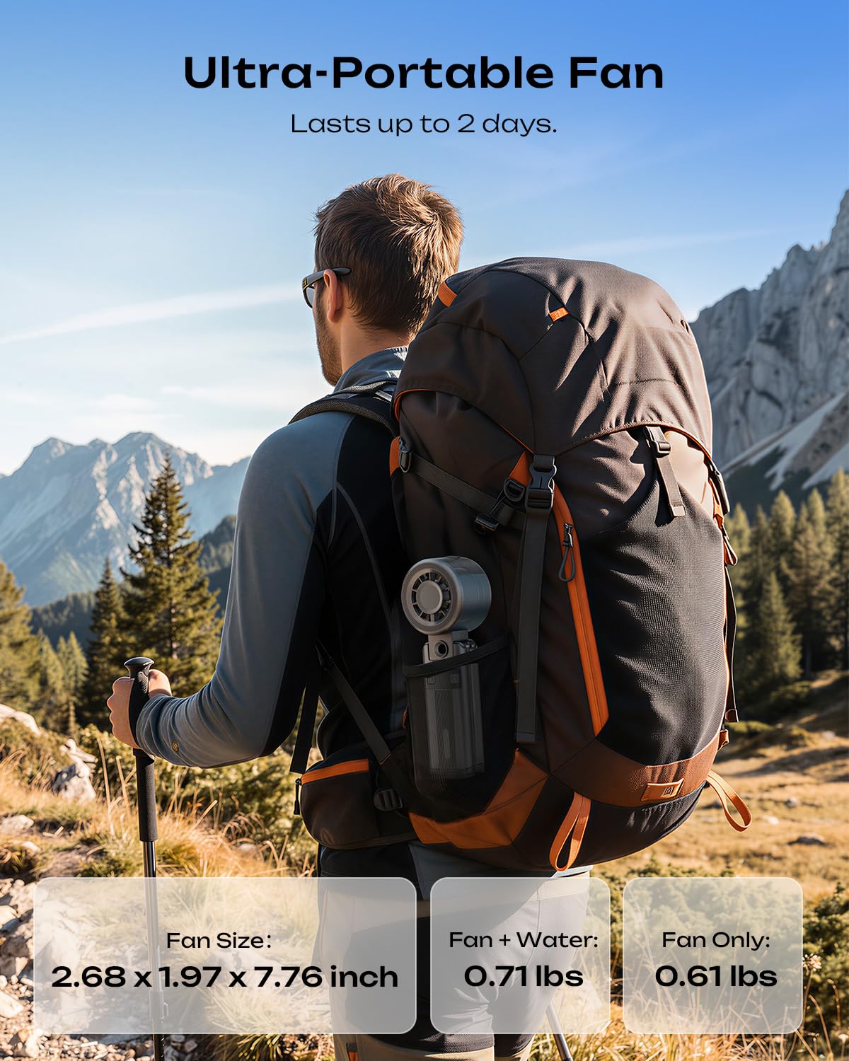 Otlonpe junto a un bolso para comparar tamaño y facilitar transporte diario