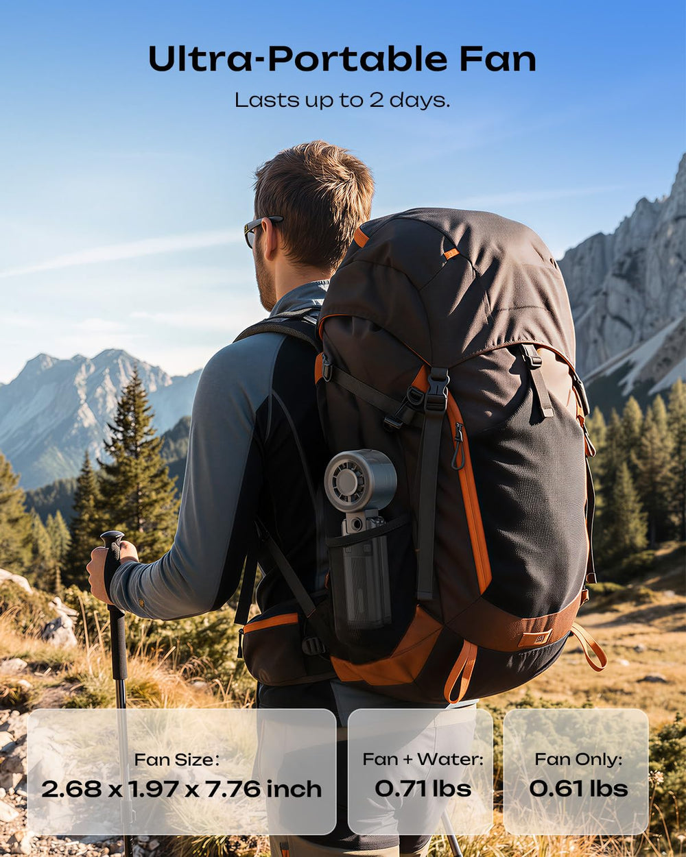 Otlonpe junto a un bolso para comparar tamaño y facilitar transporte diario