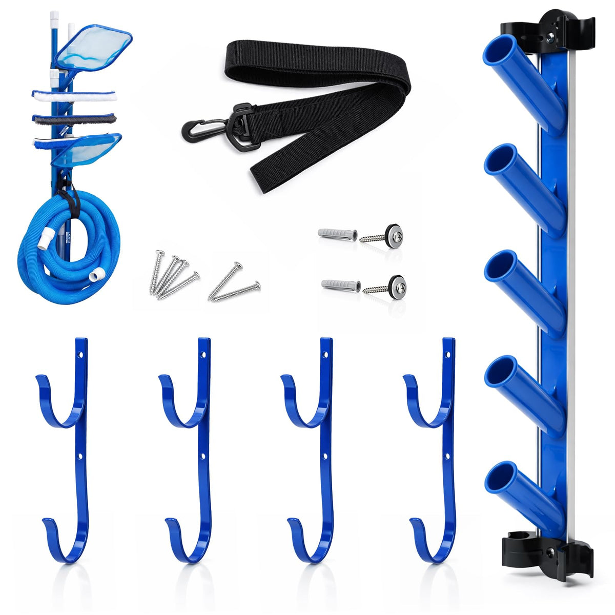 Otoolling set frontal mostrando los 6 accesorios y su orden