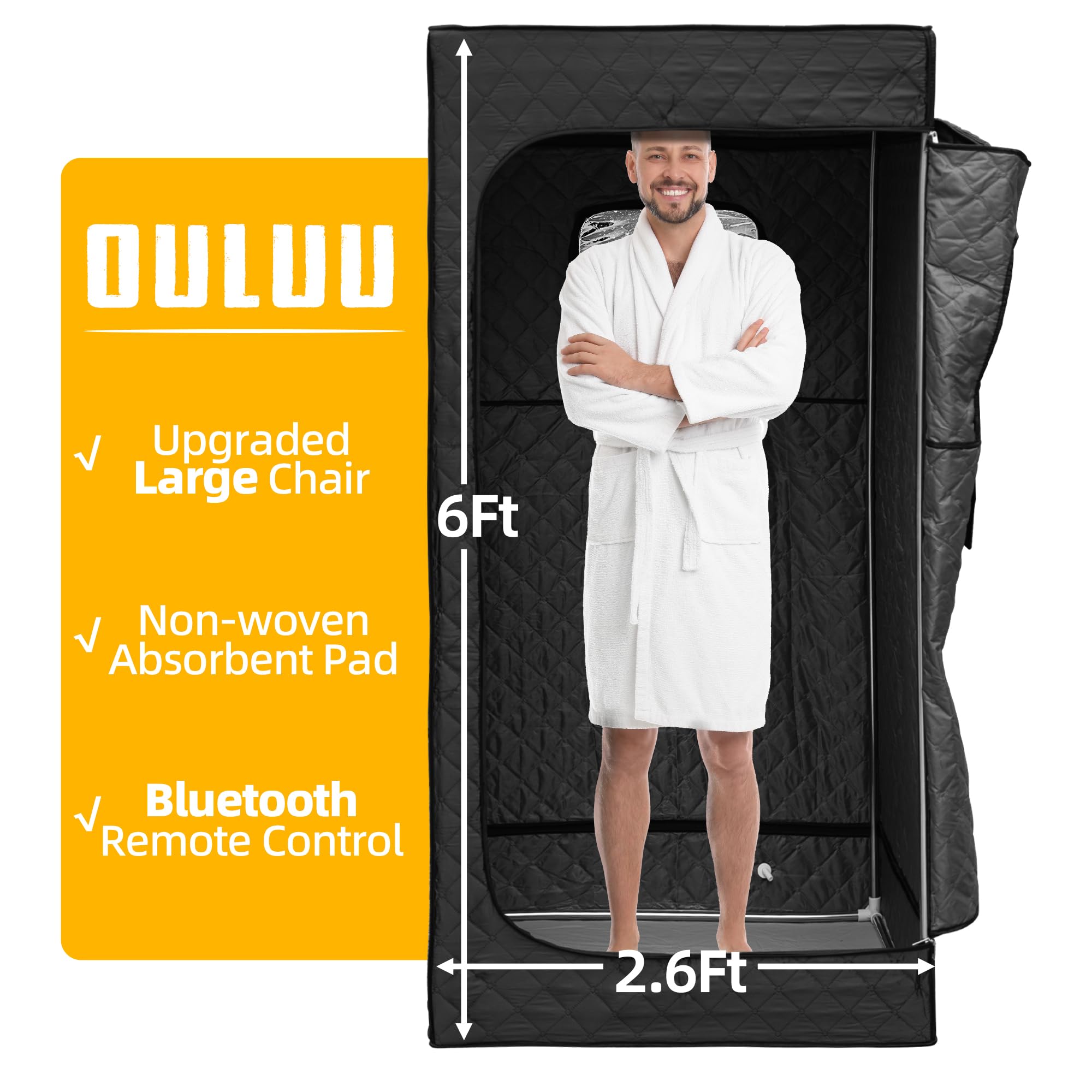 ouluu generador de vapor y accesorios desmontables para limpieza y mantenimiento