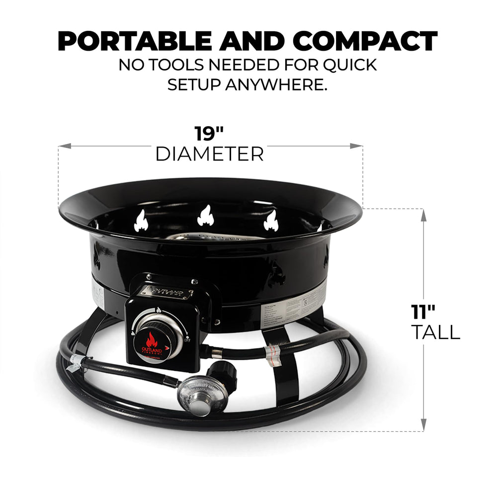 Outland Living firebowl plegable y compacto listo para transportar fácilmente