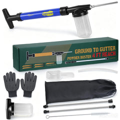 PALUVIRO duster frontal mostrando el depósito y ergonomía