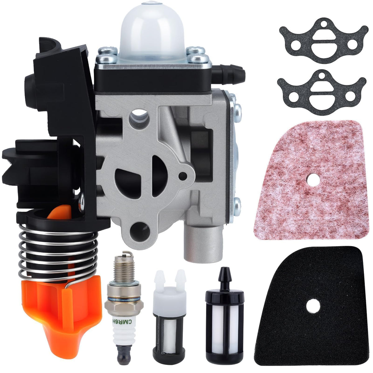 Panari carburador vista frontal con ajuste preciso y compatibilidad STIHL