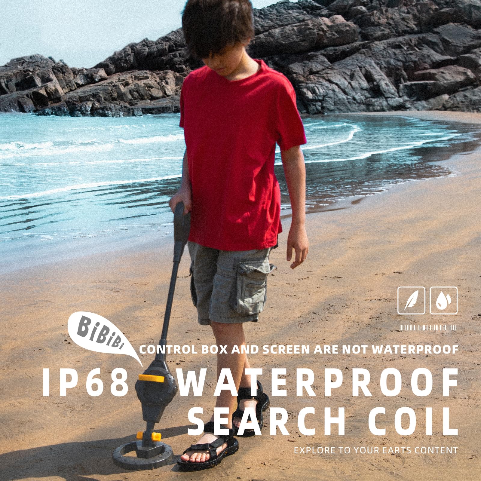 PANCKY bobina IP68 sumergible mostrando resistencia al agua