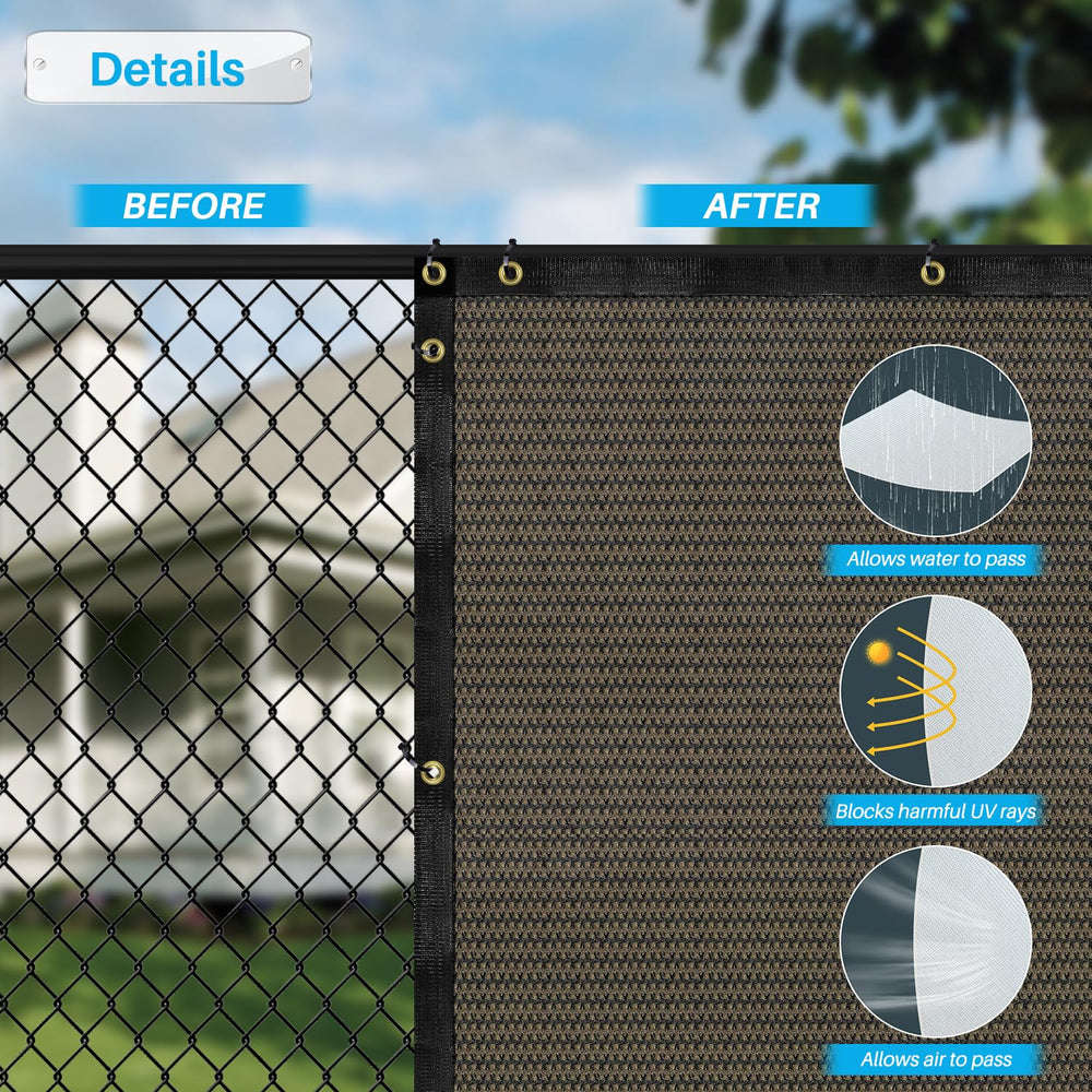Patio borde con costura doble que evita deshilachado y aumenta resistencia
