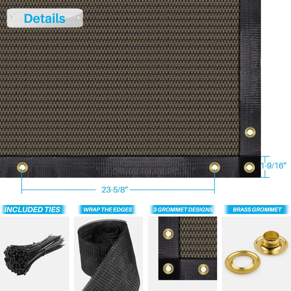 Patio primer plano de la textura 150 GSM que ofrece durabilidad